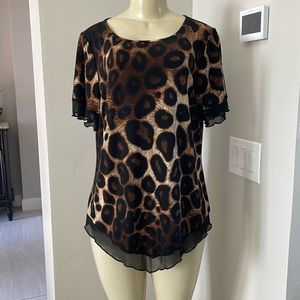 Adele & Mae shirt top blouse ladies size Large